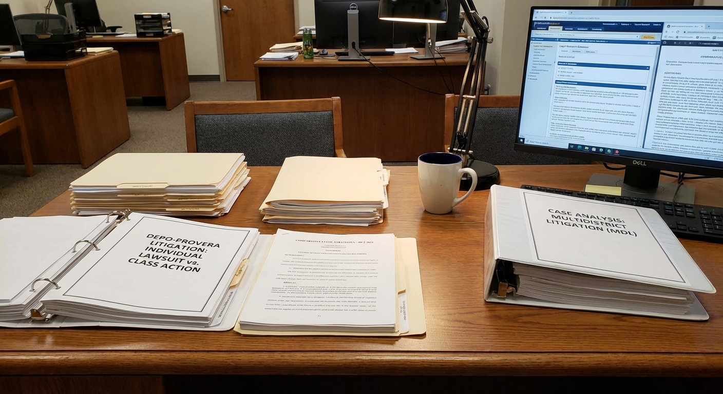 Legal documents and research papers representing ongoing litigation