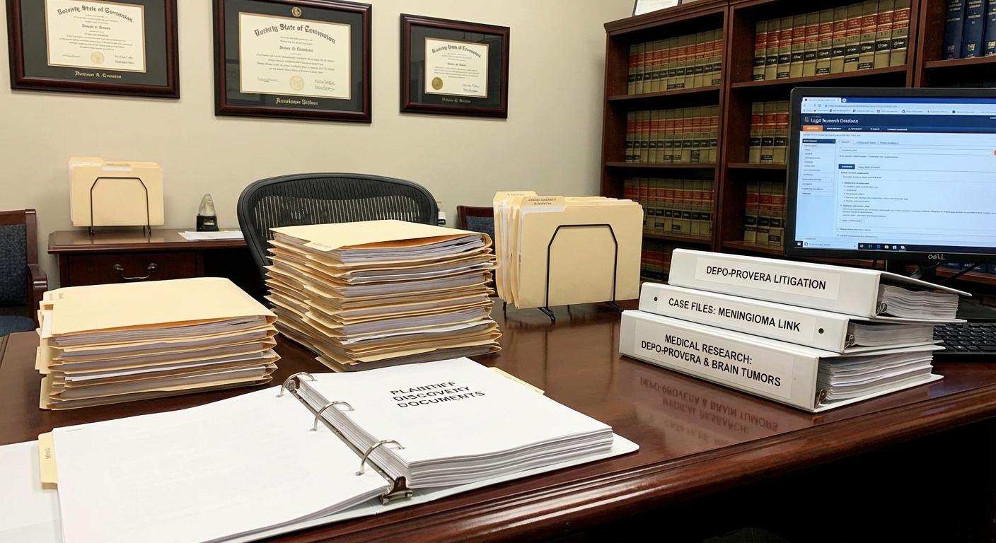 Legal documents and research papers representing ongoing litigation