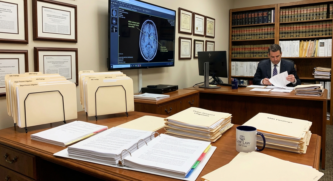 Legal documents and research papers representing ongoing litigation