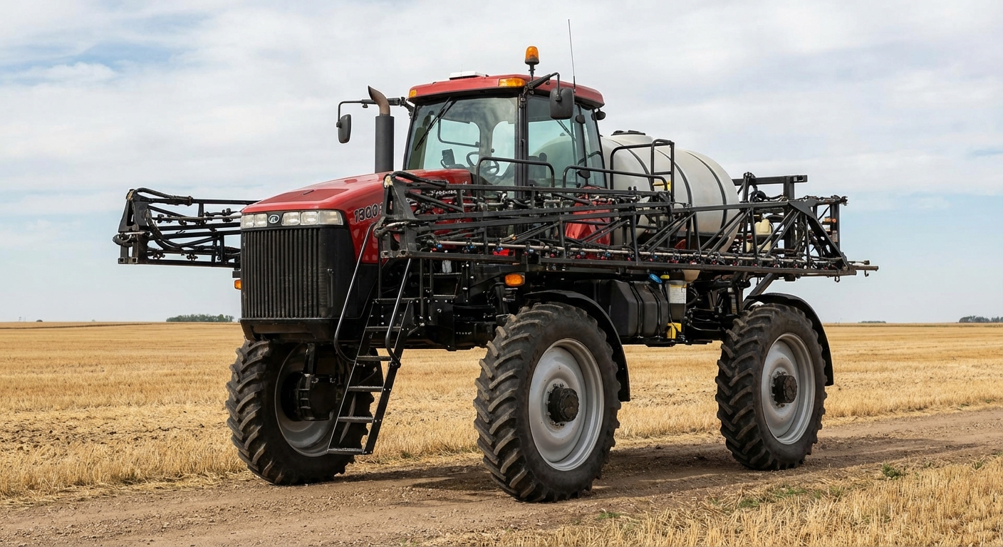 Farm equipment used for herbicide application