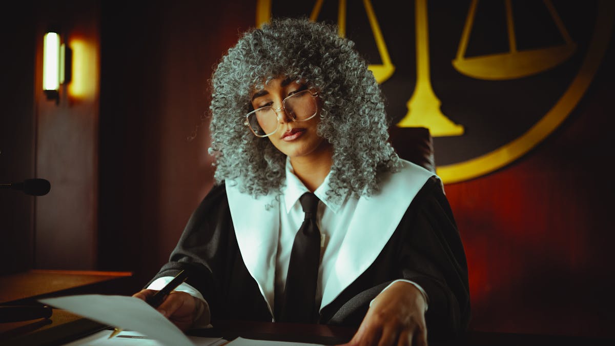 Legal team reviewing documents and evidence