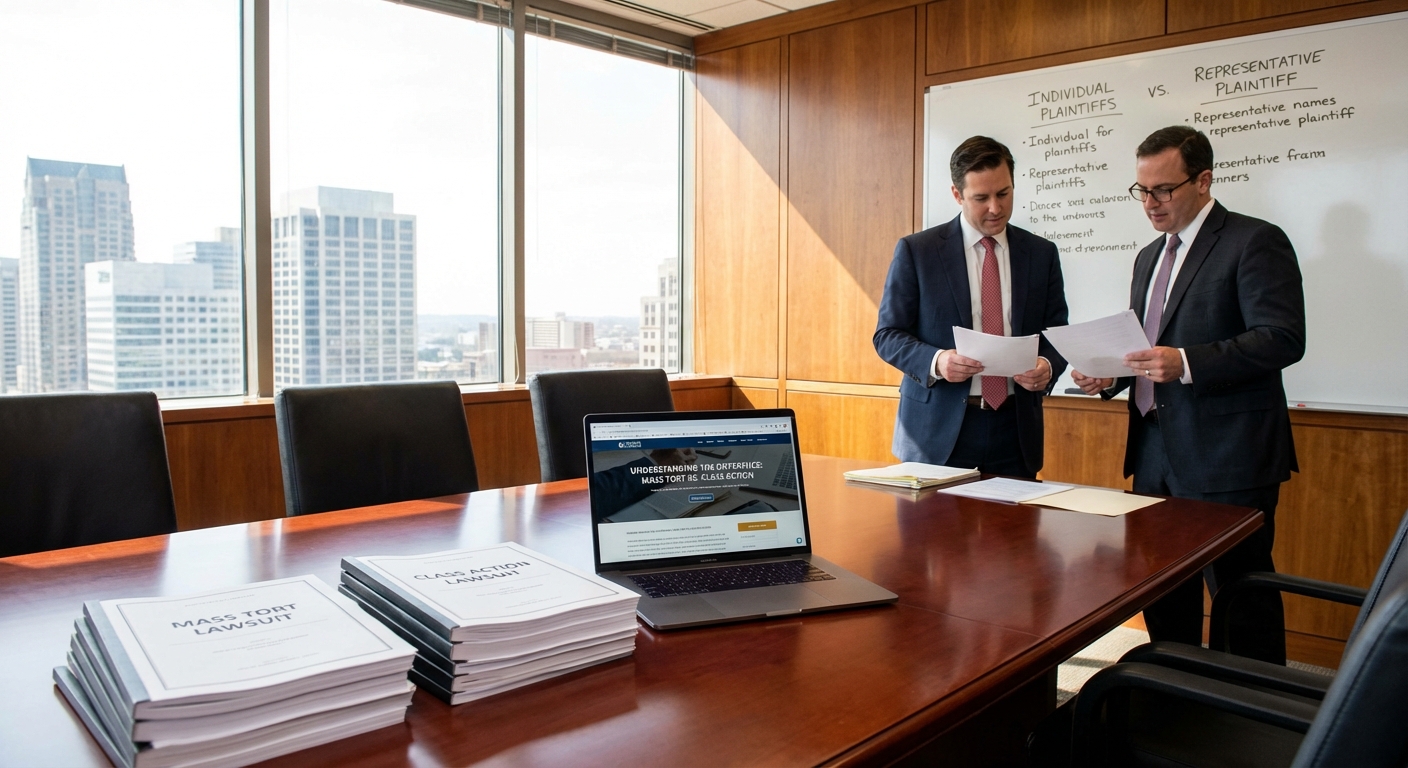 Mass Tort Lawsuits vs. Class Actions: What's the Difference?