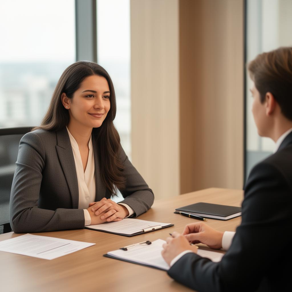 Attorney consultation with client